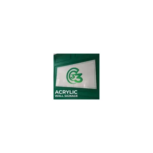 Square Acrylic Signage