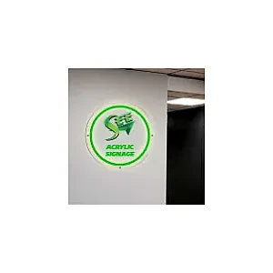 Round Acrylic Signage (Light Backlit)