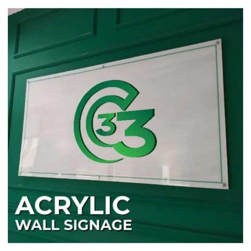 Square Acrylic Signage