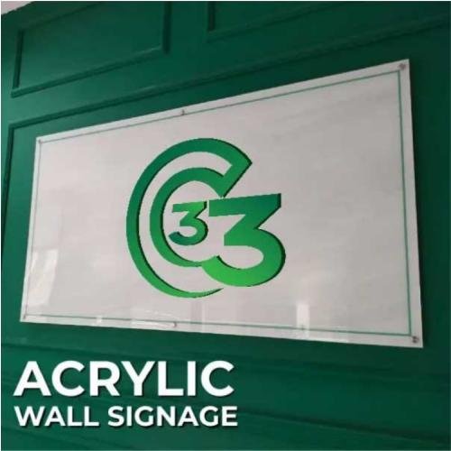 Square Acrylic Signage