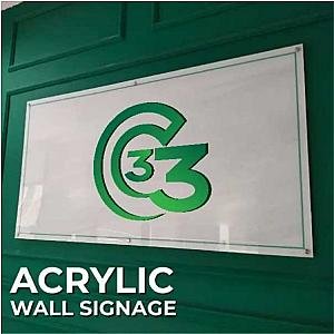 Square Acrylic Signage