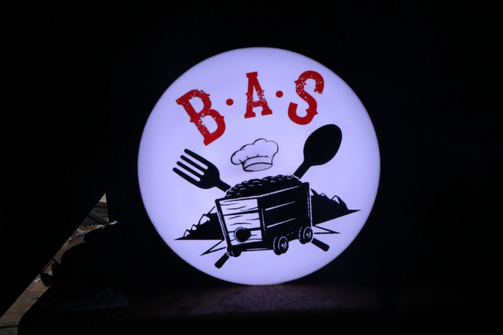 Round Acrylic Lightbox B.A.S