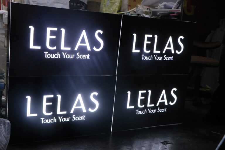 Die Cut 2 Layer Acrylic Lightbox LELAS