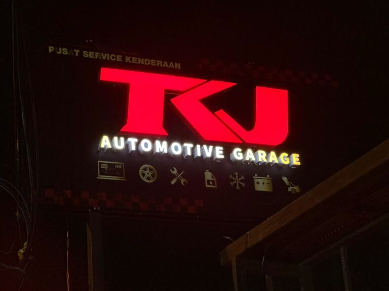 Signboard TKJ Automotive Garage