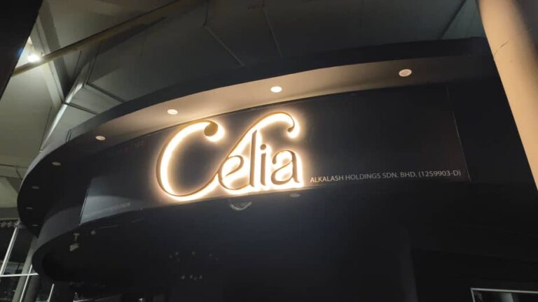 3d Signage Celia