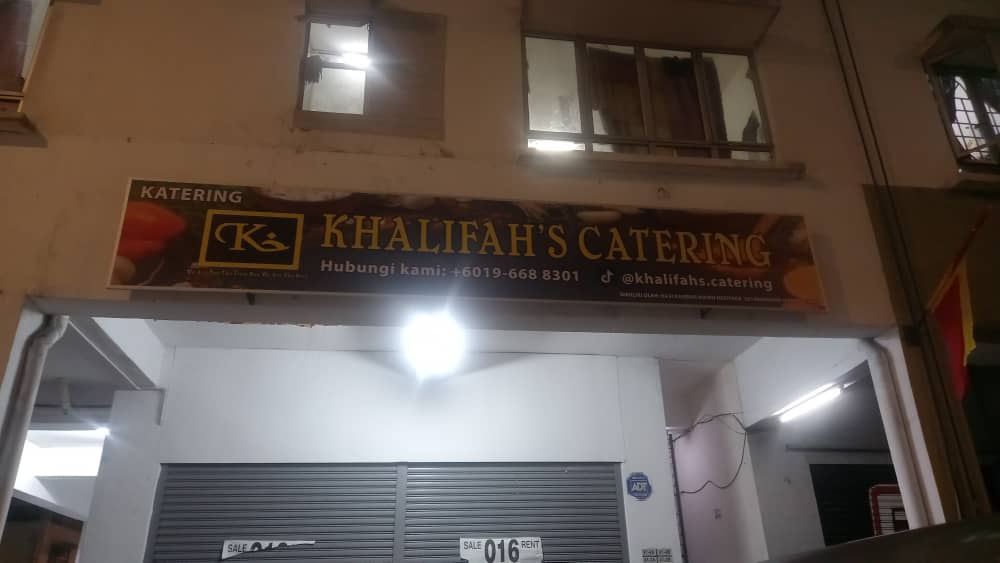 Signboard khalifah catering