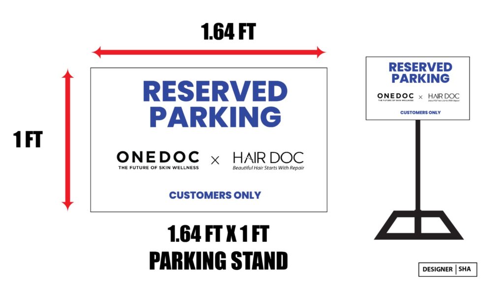 Template Onedoc x Hairdoc Parking stand