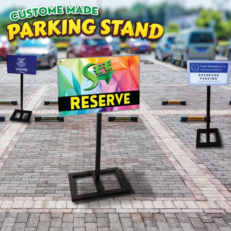 Parking Sign Stand