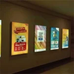 Illuminated lightbox signage for storefronts and indoor advertising