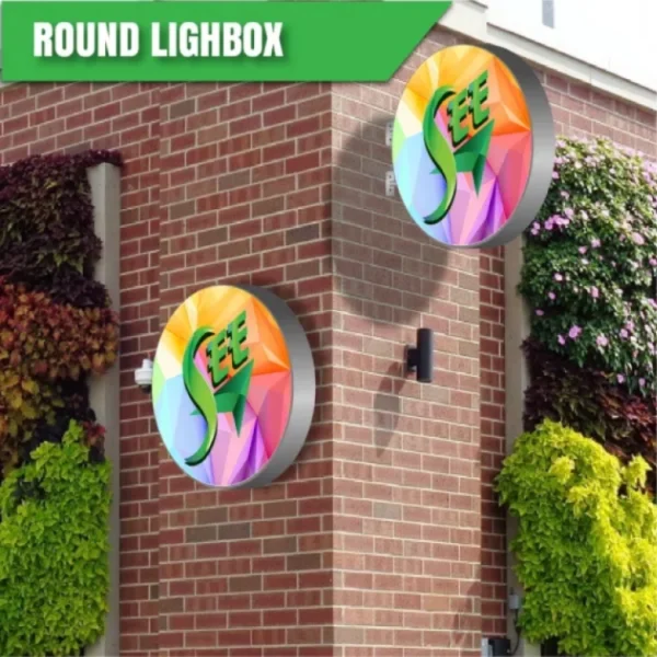 Round LED Lightbox