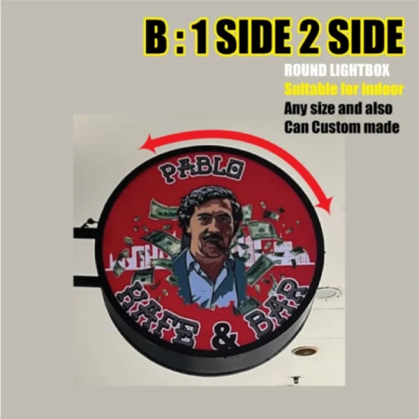 Round LED Lightbox - Image 2