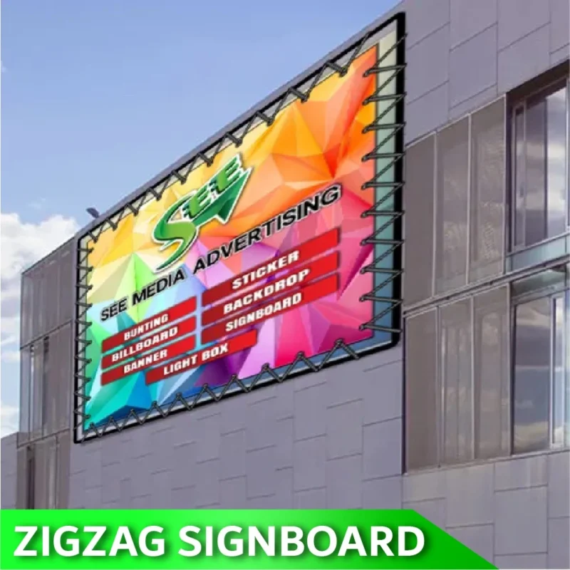 Zig Zag Signboard