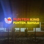 3D Box Up Light Frontlit Signboard for Punten King Punten Bahulu