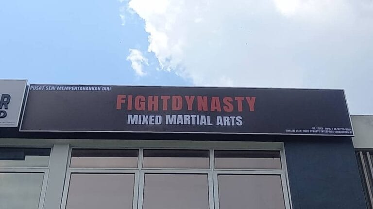 Custom Signboard for Pusat Seni Mempertahankan Diri Fightdynasty in Klang