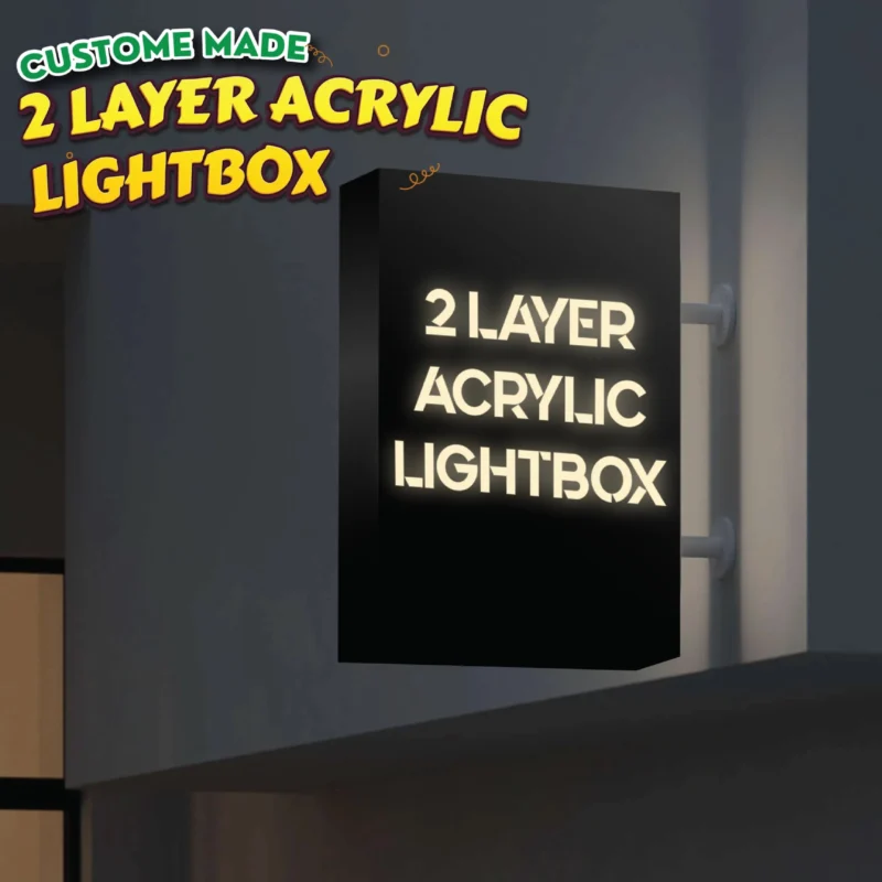 Acrylic Lightbox (2 Layers)