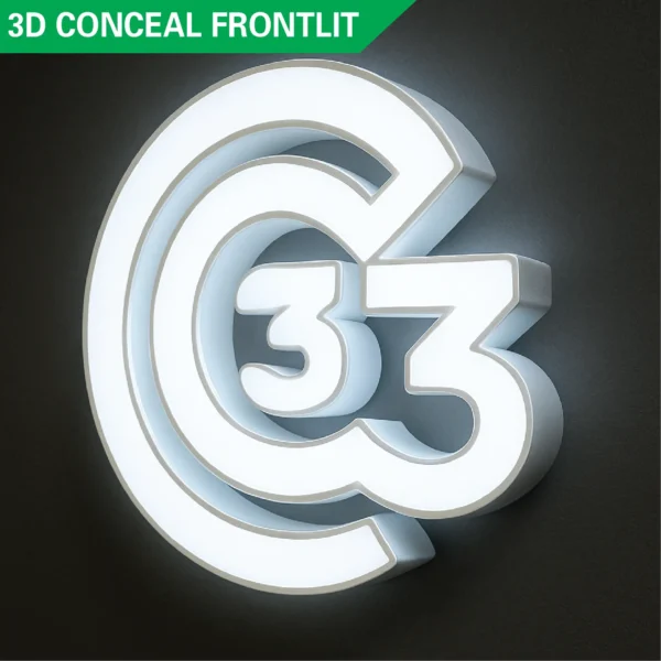 3D Signage with light - Image 4
