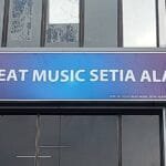 Custom Lightbox Signage installed at Beat Music Setia Alam by GREAT SIGN ADVERTISING