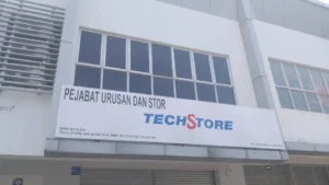 Modern business signboard design for storefront branding and advertising