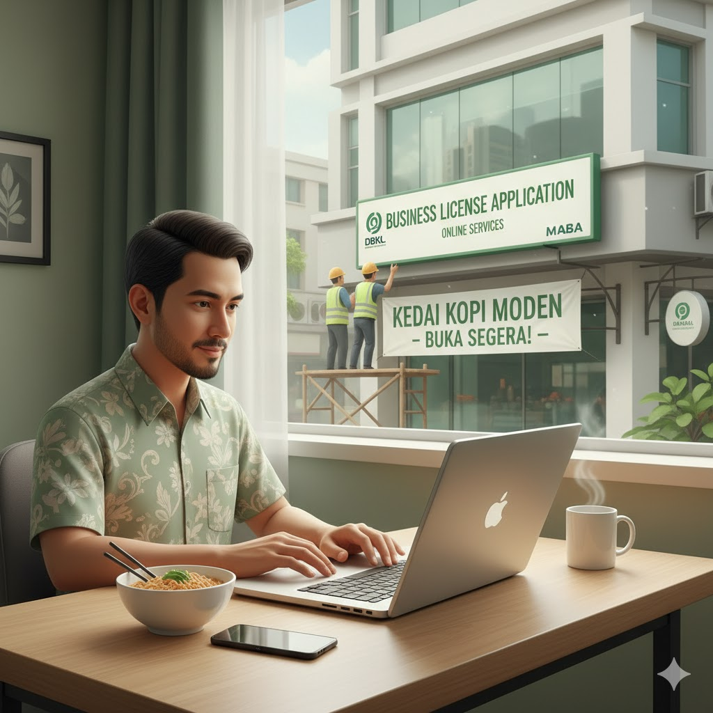 Proses lengkap memohon lesen papan tanda di Malaysia untuk peniaga baharu