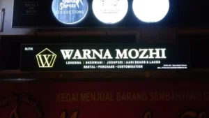 Illuminated lightbox signage for storefronts and indoor advertising