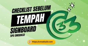 Checklist Sebelum Tempah Papan Tanda Kedai (Ramai Terlepas Pandang)